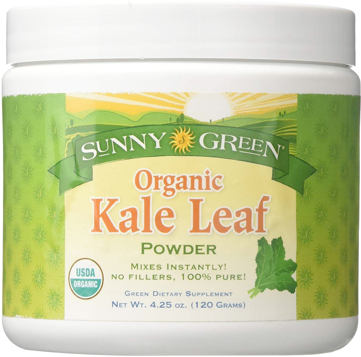 Organic Kale Leaf Powder, 4.25 Oz (120 g) Powder