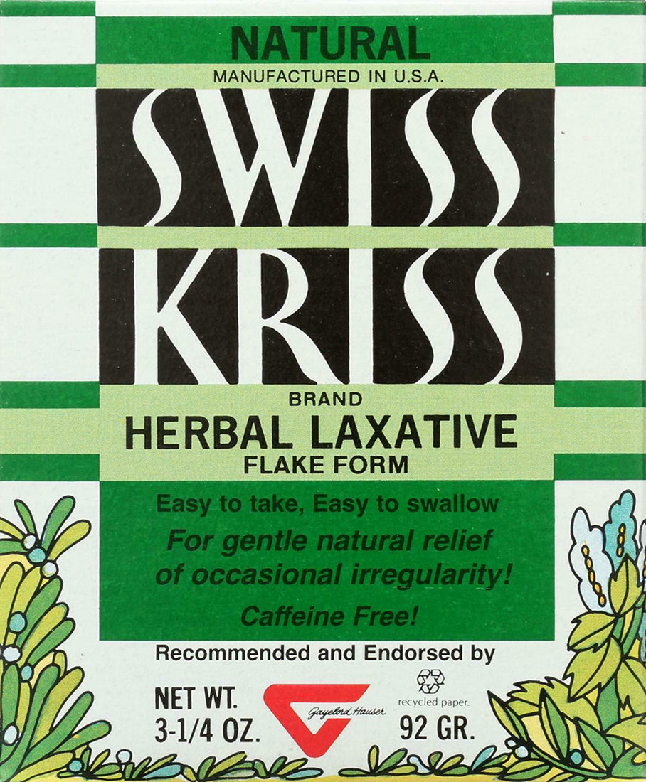 Swiss Kriss? Herbal Laxative Flake Form, 3.25 Oz (92 g) Flakes