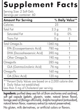 ProOmega 3.6.9, 120 softgels