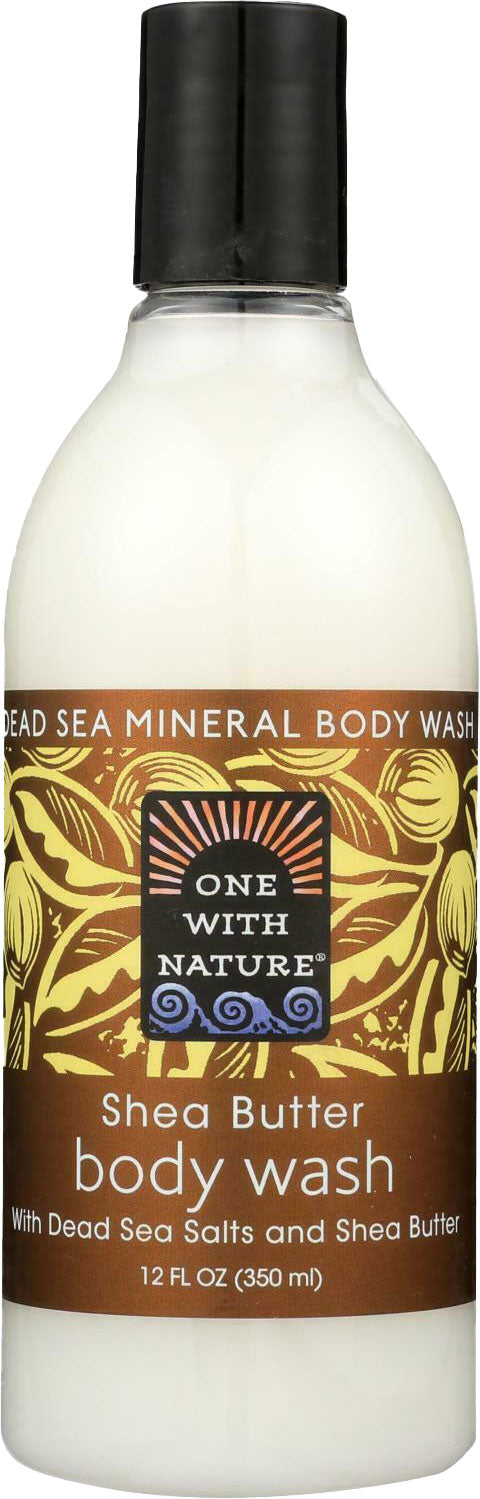 Shea Butter Body Wash with Dead Sea Salts and Shea Butter, 12 Fl Oz (350 mL) Body Wash