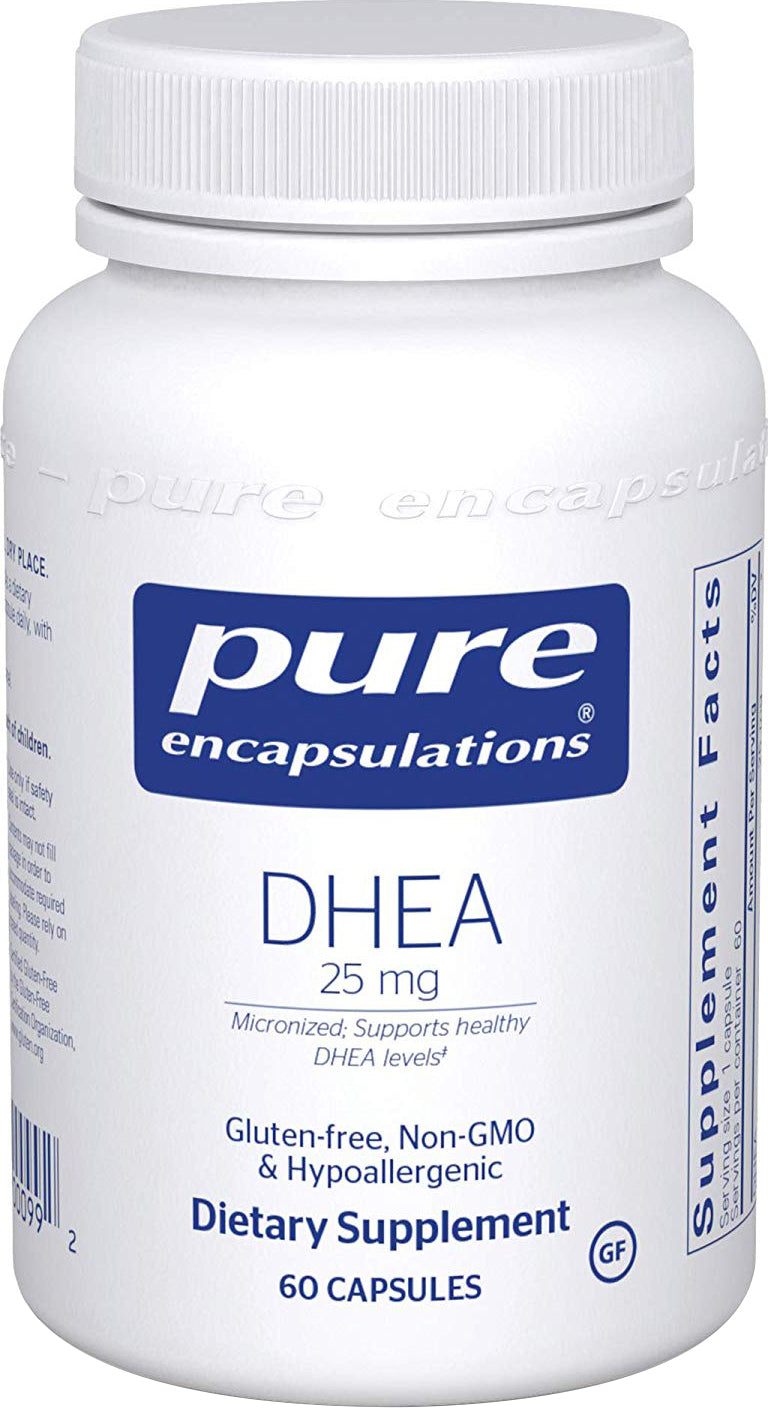 DHEA (Dehydroepiandrosterone) 25 mg, 60 Capsules