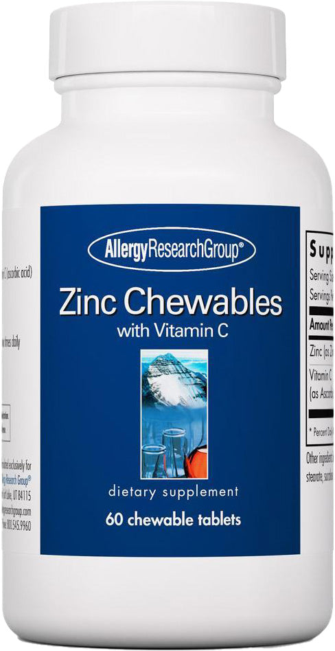Zinc Chewables with Vitamin C, 60 Chewable Tablets