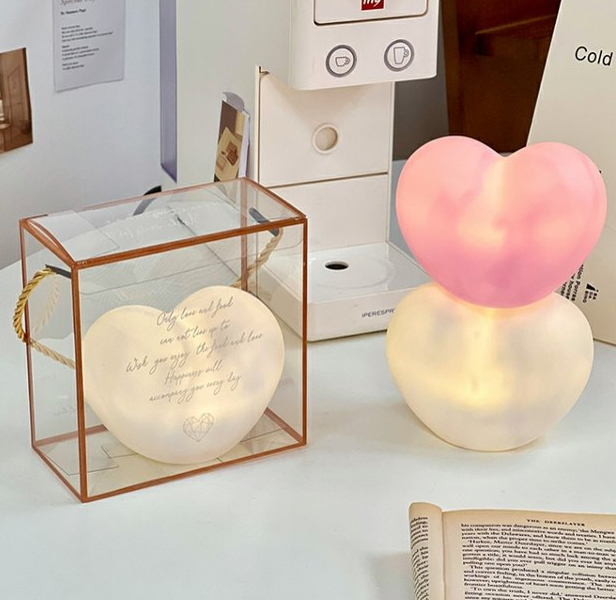  Valentine's Day Love Heart 3D LED Lamp Cute LED Cartoon Lamp 