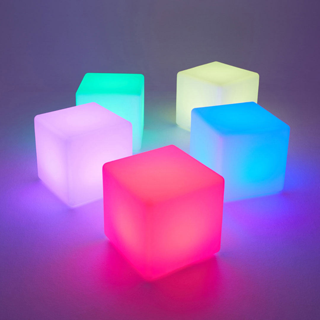  7-inch RGB LED Cube Light 