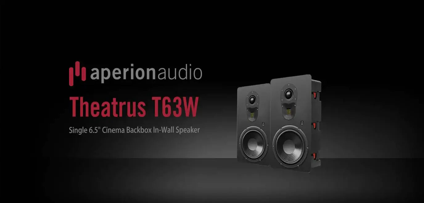 Aperionaudio-Theatrus-T63W-6.5"-Cinema/Studio-AMT-Ribbon- Tweeter-Installation-In-Wall-Speaker