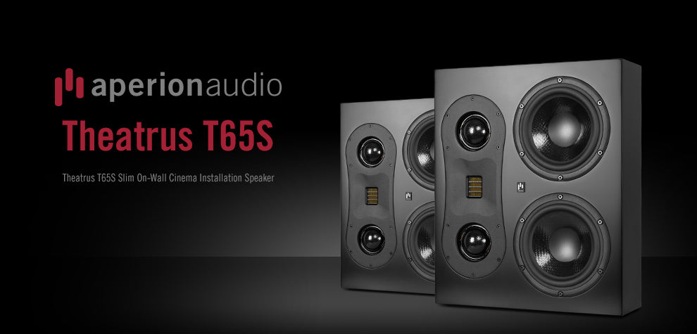 Aperionaudio Theatrus T65S Slim Cinema/Studio AMT Ribbon Tweeter Monitor Speaker