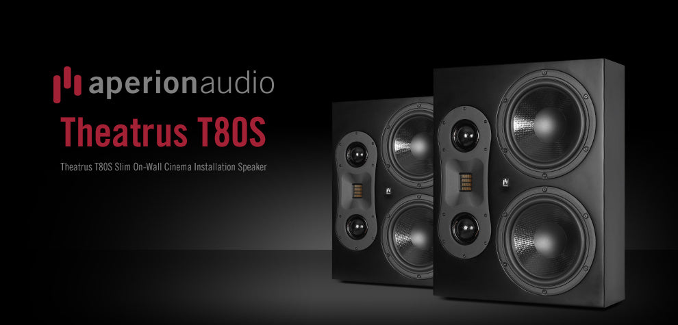 Aperionaudio Theatrus T80S Slim Cinema/Studio AMT Ribbon Tweeter Monitor Speaker