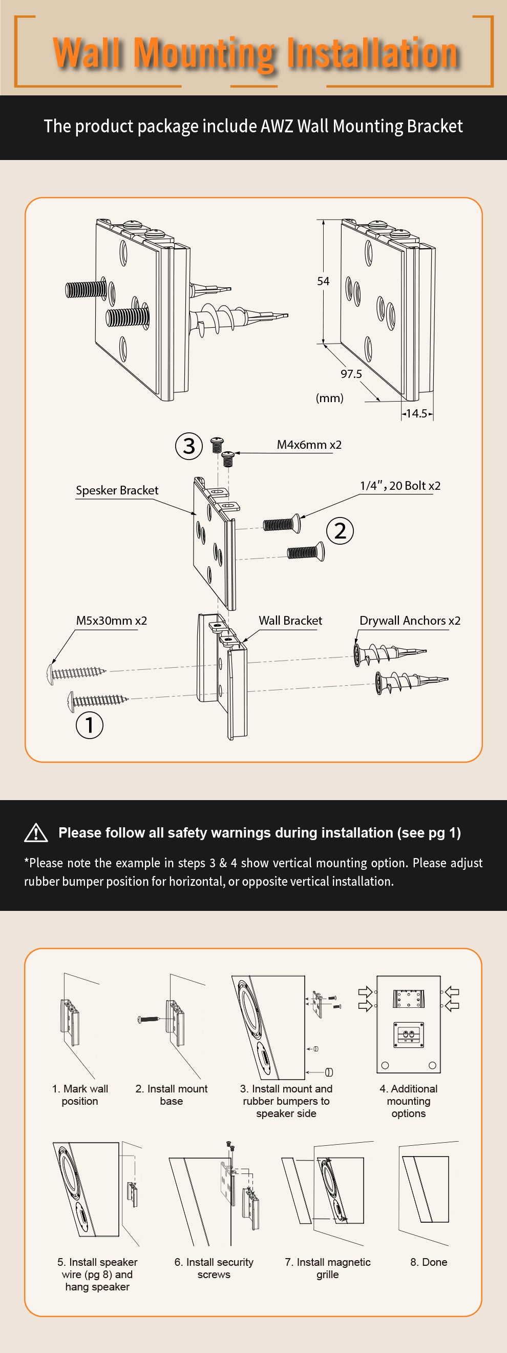 Aperionaudio Theatrus TC65 Cinema/Studio Surround AMT Ribbon Tweeter Surround Speaker