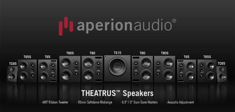 Aperionaudio Theatrus T65S Slim Cinema/Studio AMT Ribbon Tweeter Monitor Speaker