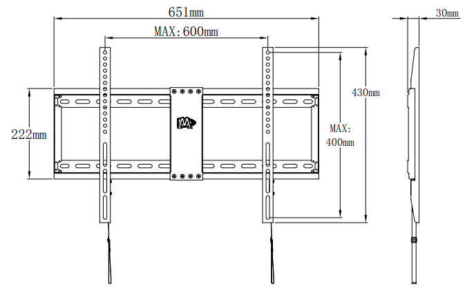 Mounting Dream MD2163-K product dimensions