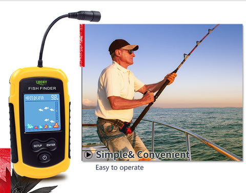 Portable Fish Finder Handheld Fish Finder Fish Location and Water