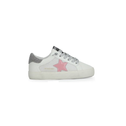 Vintage Havana Kids Maxine Sneaker VHK, White Glitter Multi