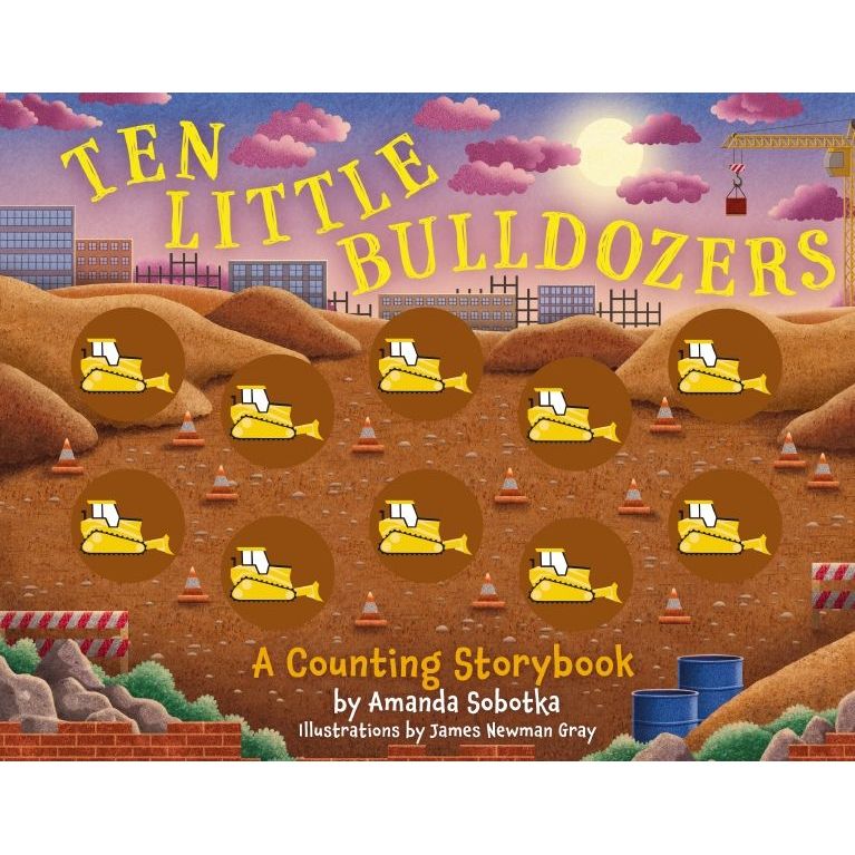 Harper Collins Ten Little Bulldozers Hardcover Book