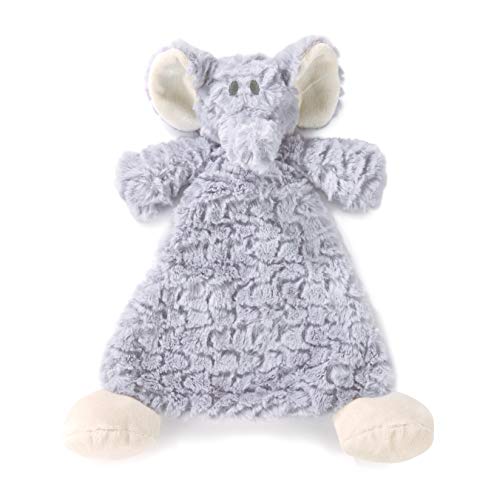 Demdaco-Ellery Elephant Rattle Blankie