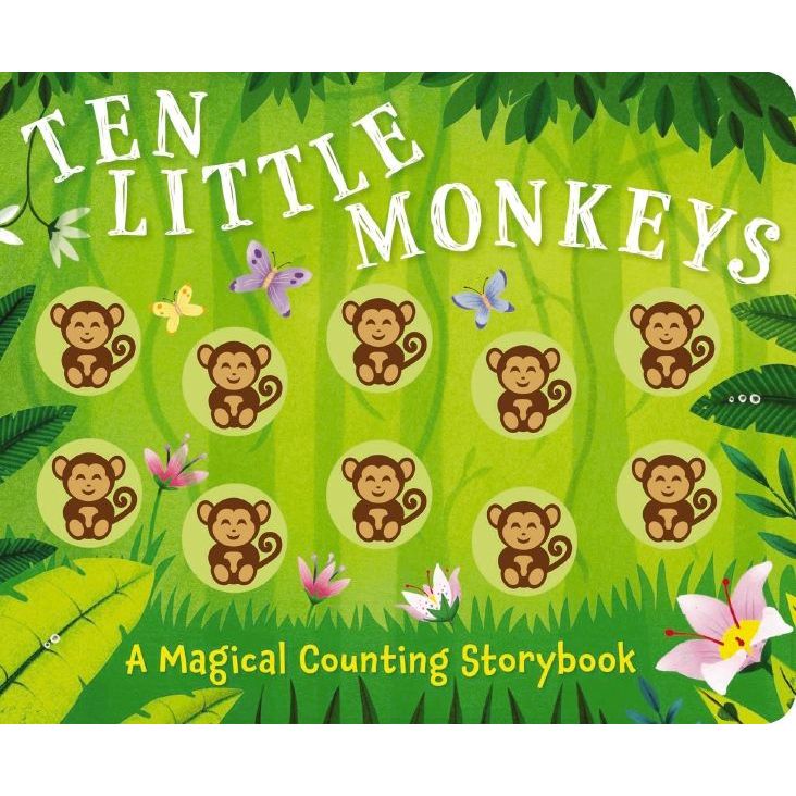 Harper Collins Ten Little Monkeys Board Book