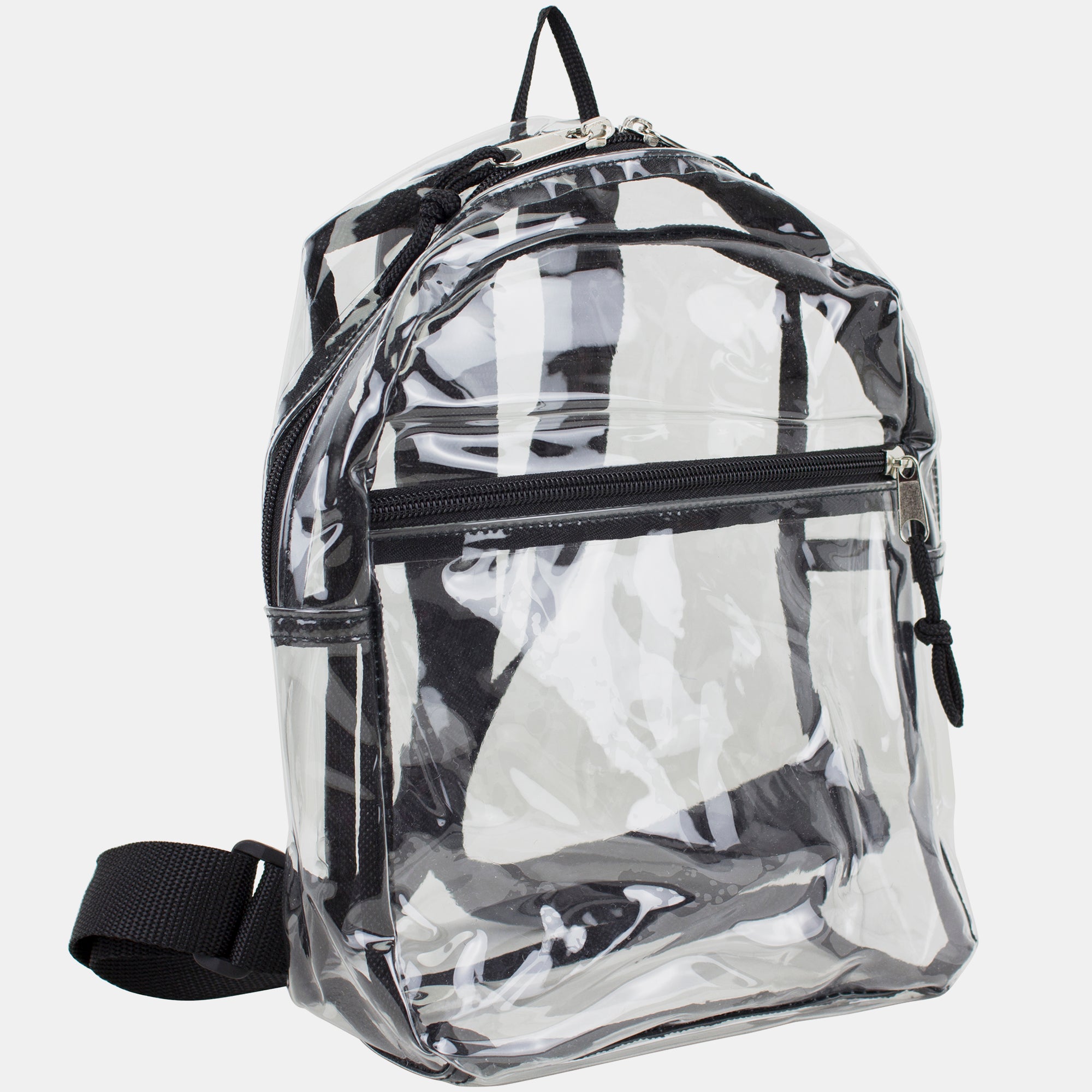 Eastsport 100% Transparent Clear Mini Backpack with Adjustable Straps