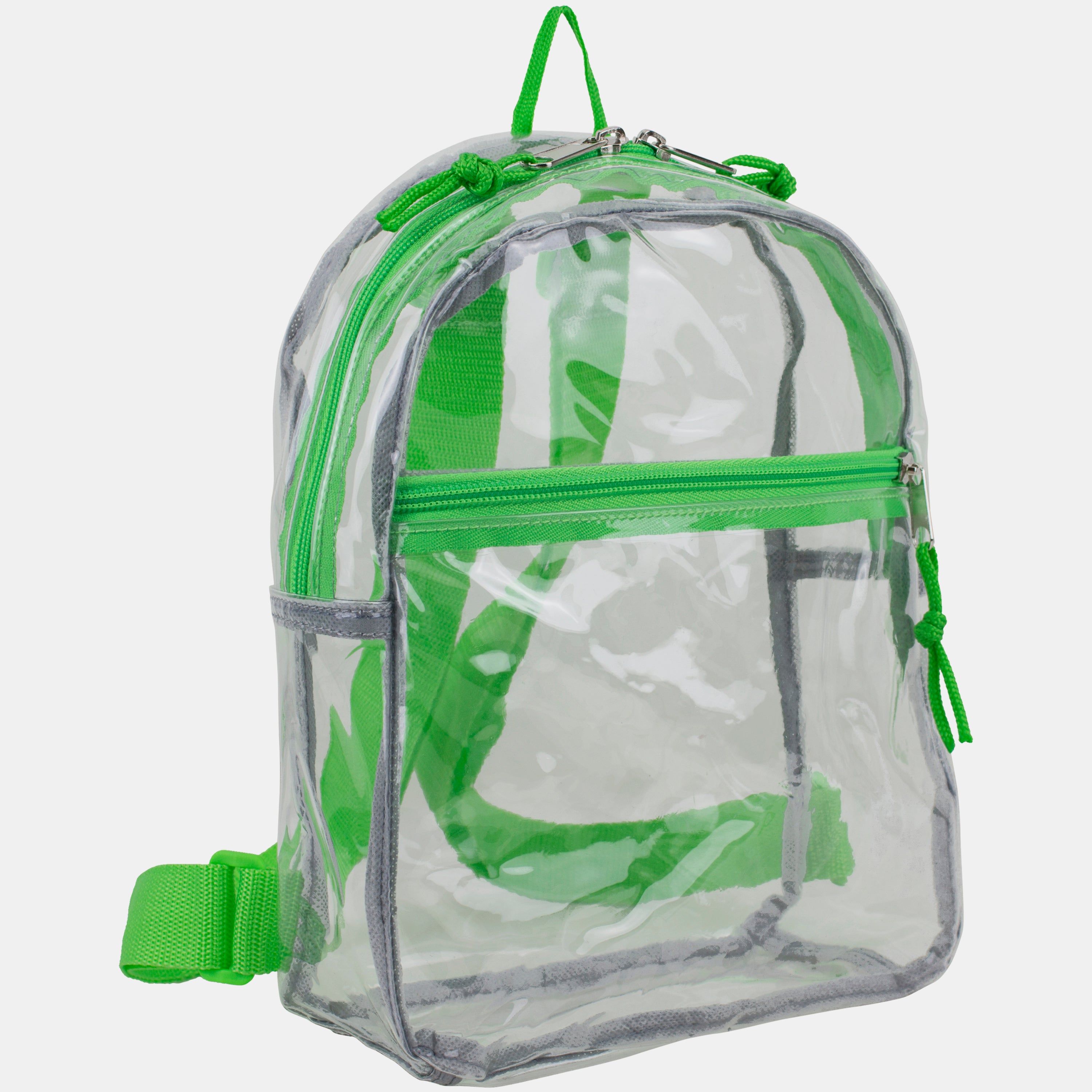 Eastsport 100% Transparent Clear Mini Backpack with Adjustable Straps