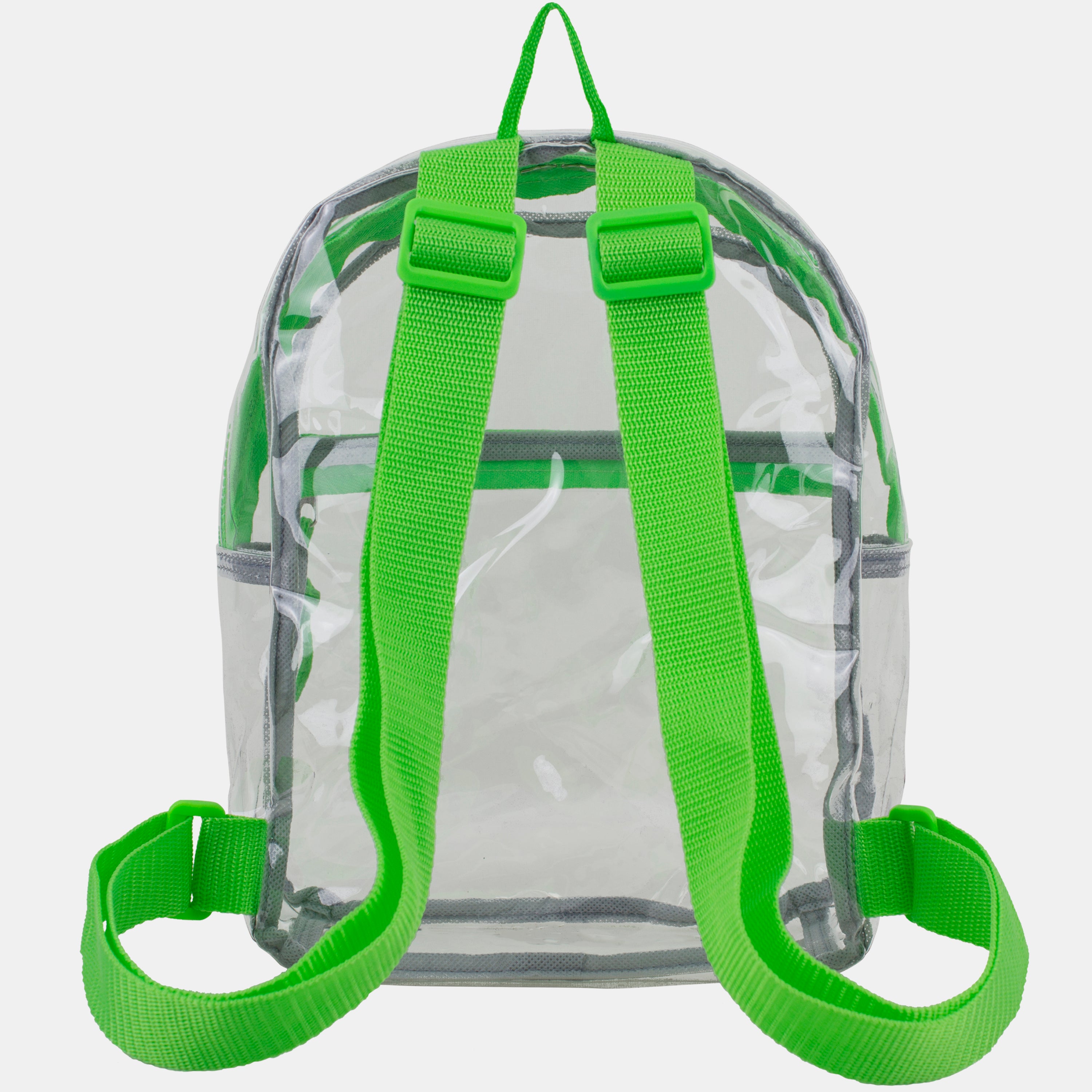 Eastsport 100% Transparent Clear Mini Backpack with Adjustable Straps