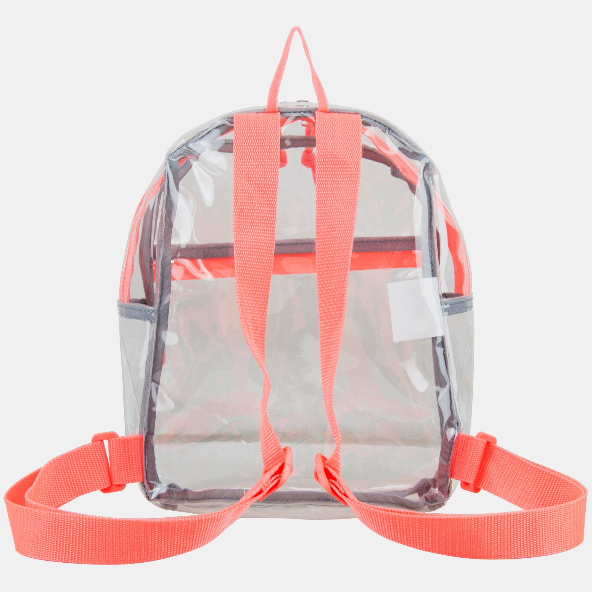 Eastsport 100% Transparent Clear Mini Backpack with Adjustable Straps