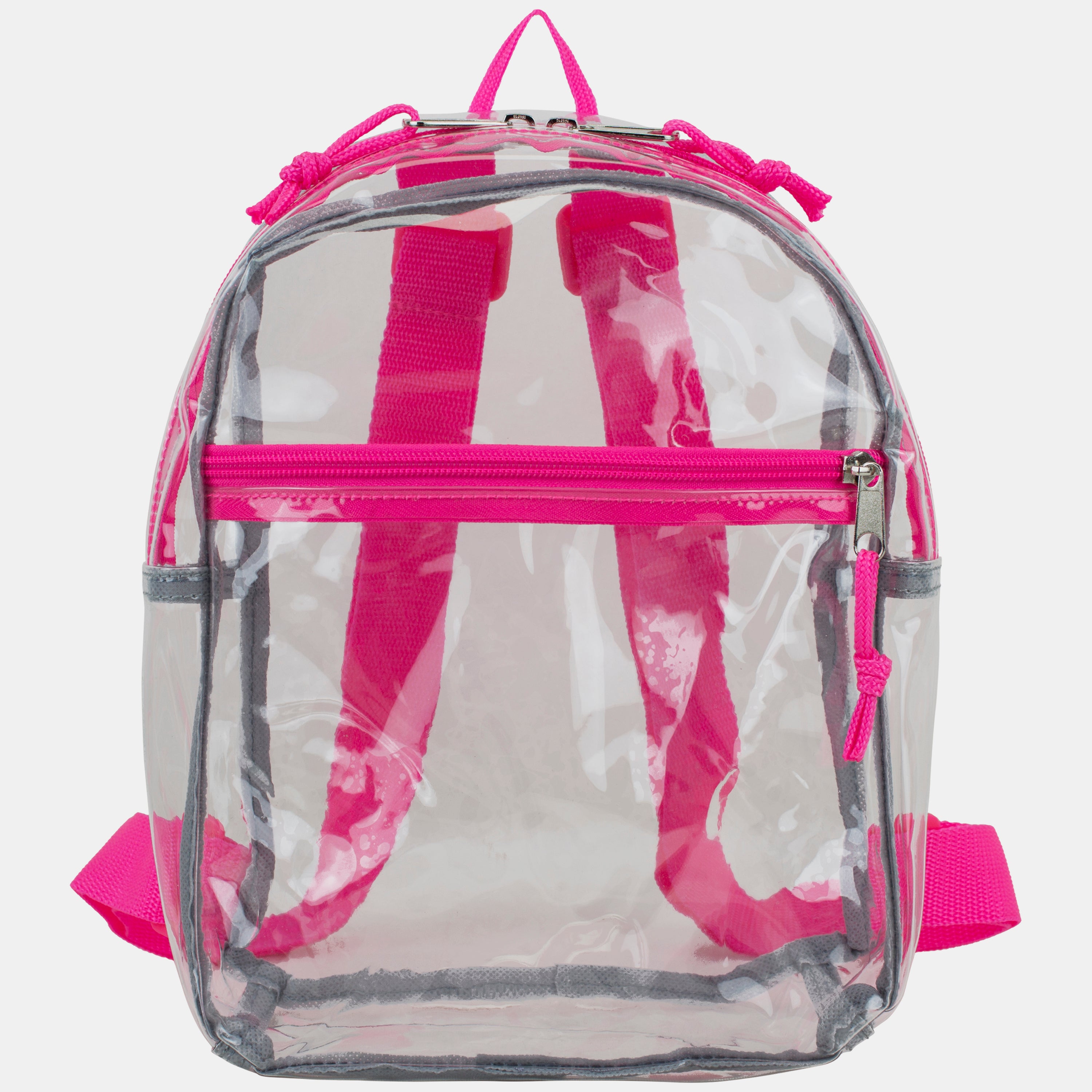 Eastsport 100% Transparent Clear Mini Backpack with Adjustable Straps