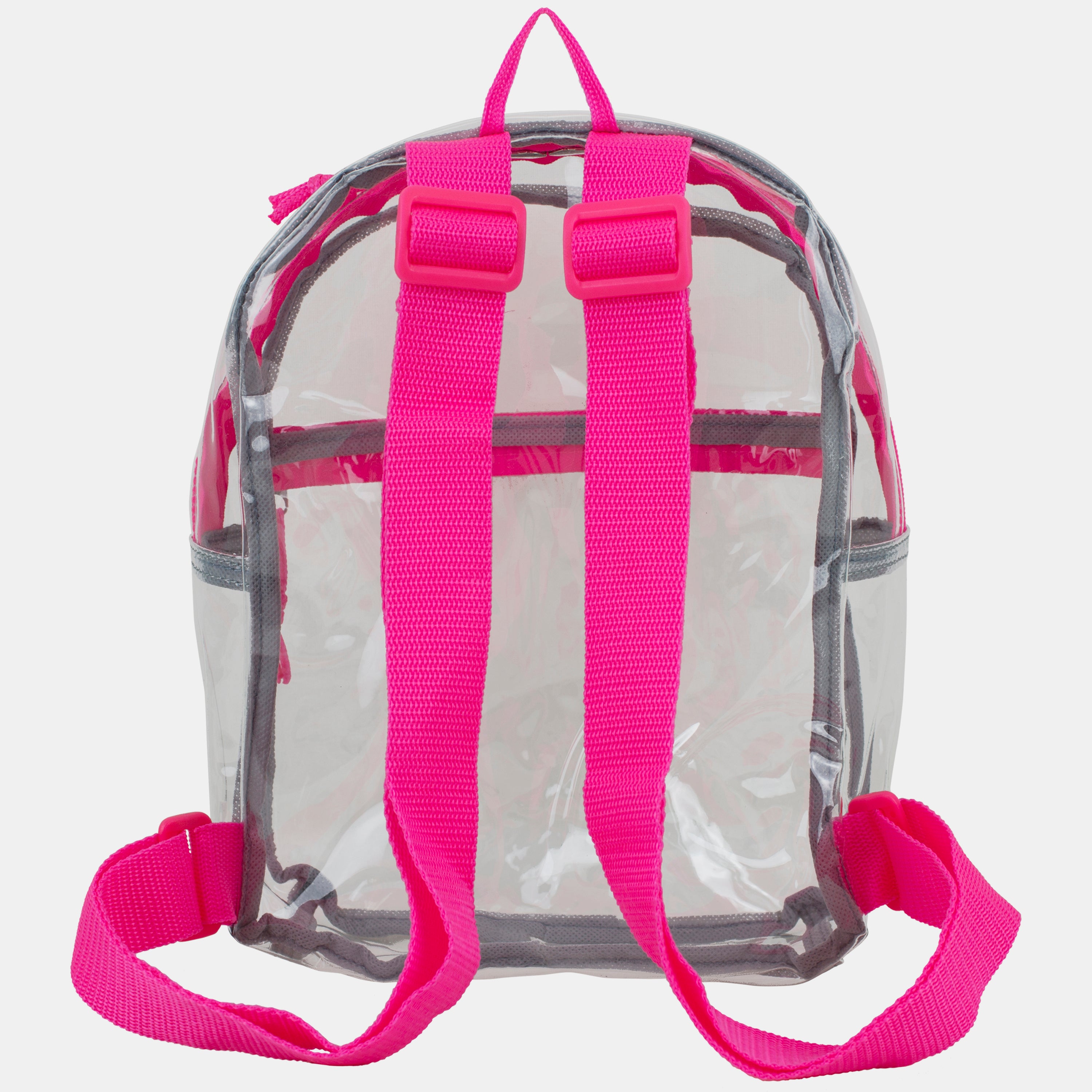 Eastsport 100% Transparent Clear Mini Backpack with Adjustable Straps