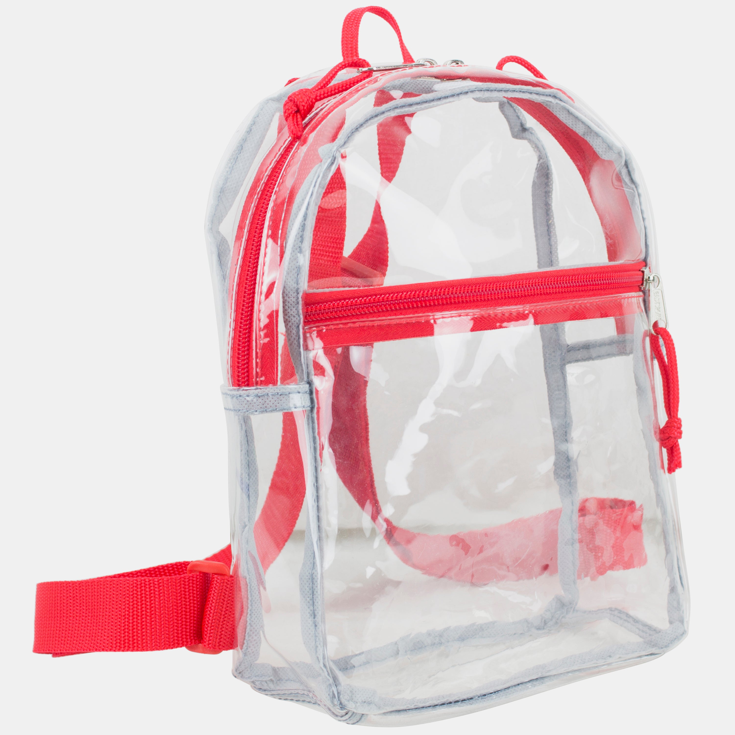 Eastsport 100% Transparent Clear Mini Backpack with Adjustable Straps