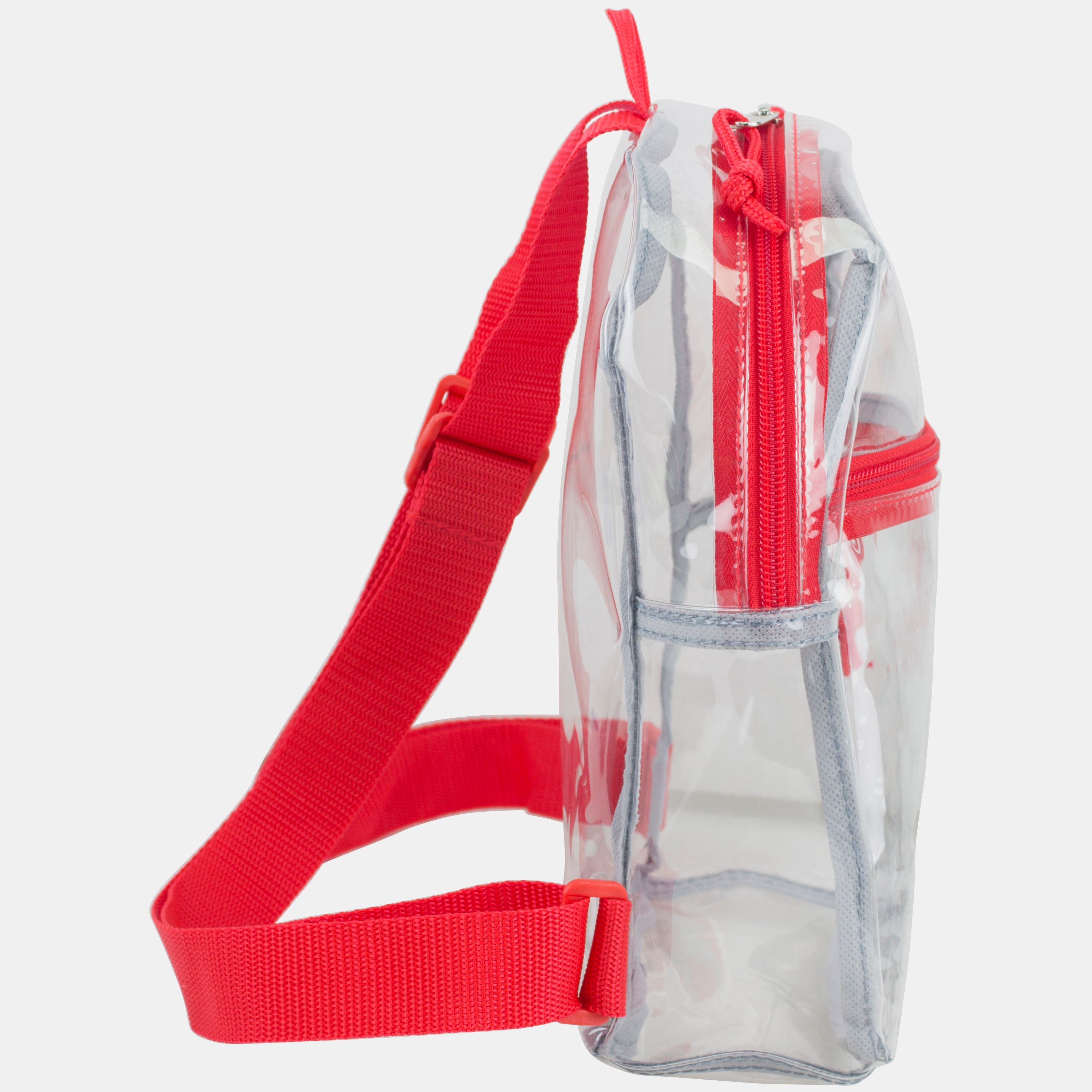 Eastsport 100% Transparent Clear Mini Backpack with Adjustable Straps