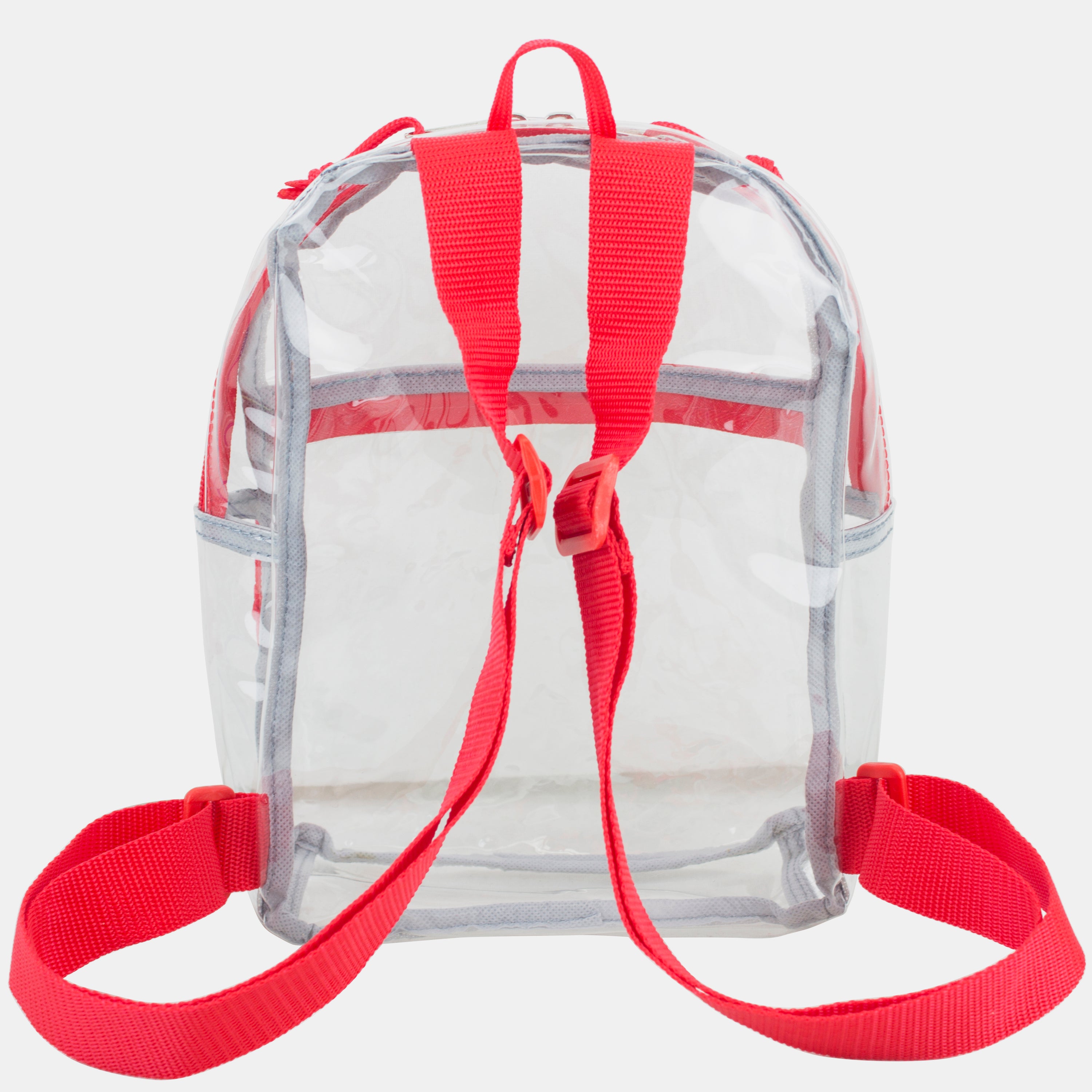 Eastsport 100% Transparent Clear Mini Backpack with Adjustable Straps