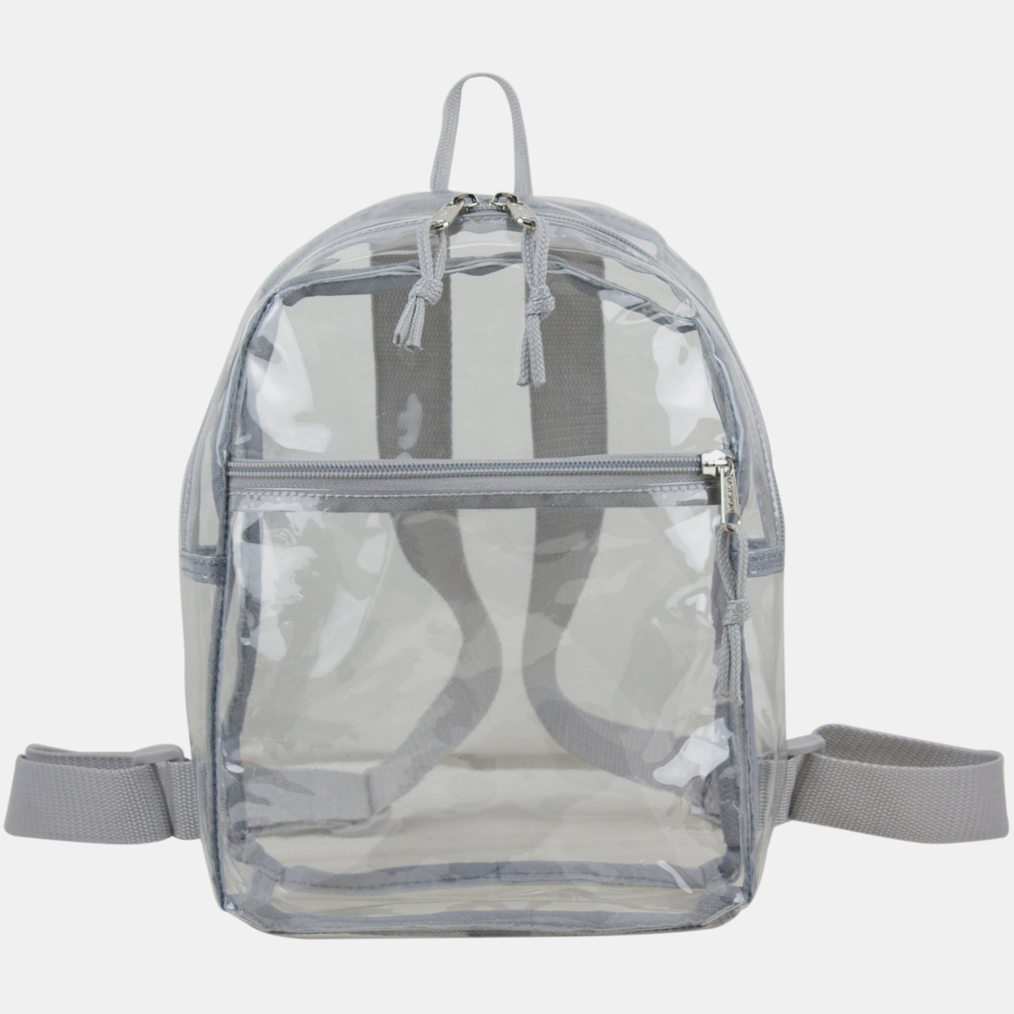 Eastsport 100% Transparent Clear Mini Backpack with Adjustable Straps