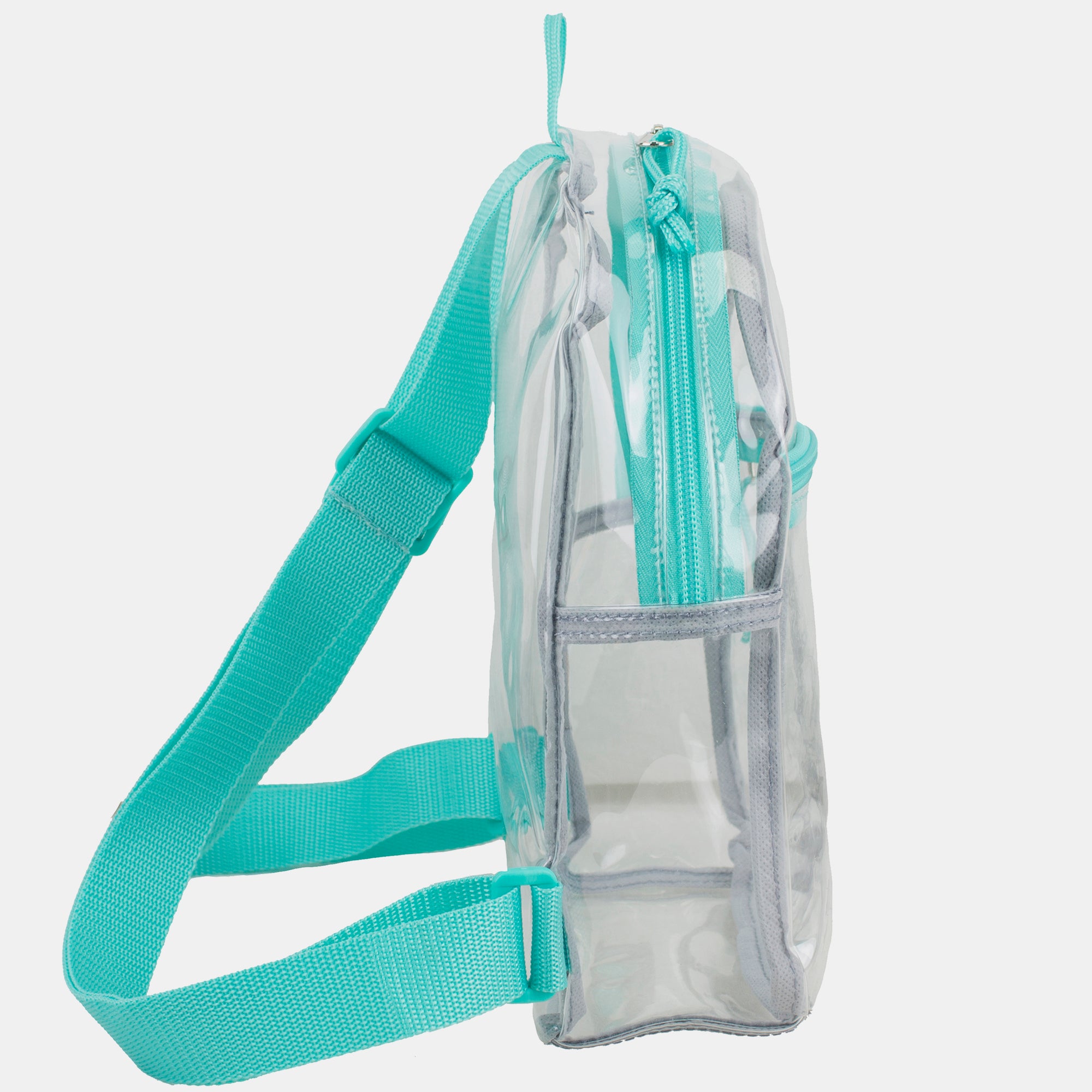 Eastsport 100% Transparent Clear Mini Backpack with Adjustable Straps