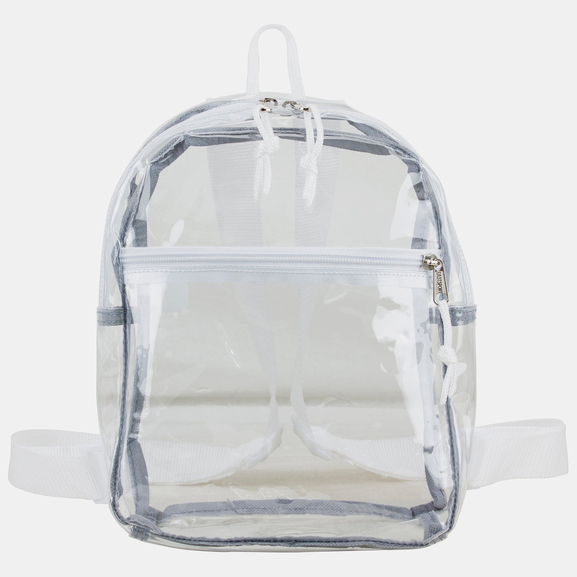 Eastsport 100% Transparent Clear Mini Backpack with Adjustable Straps