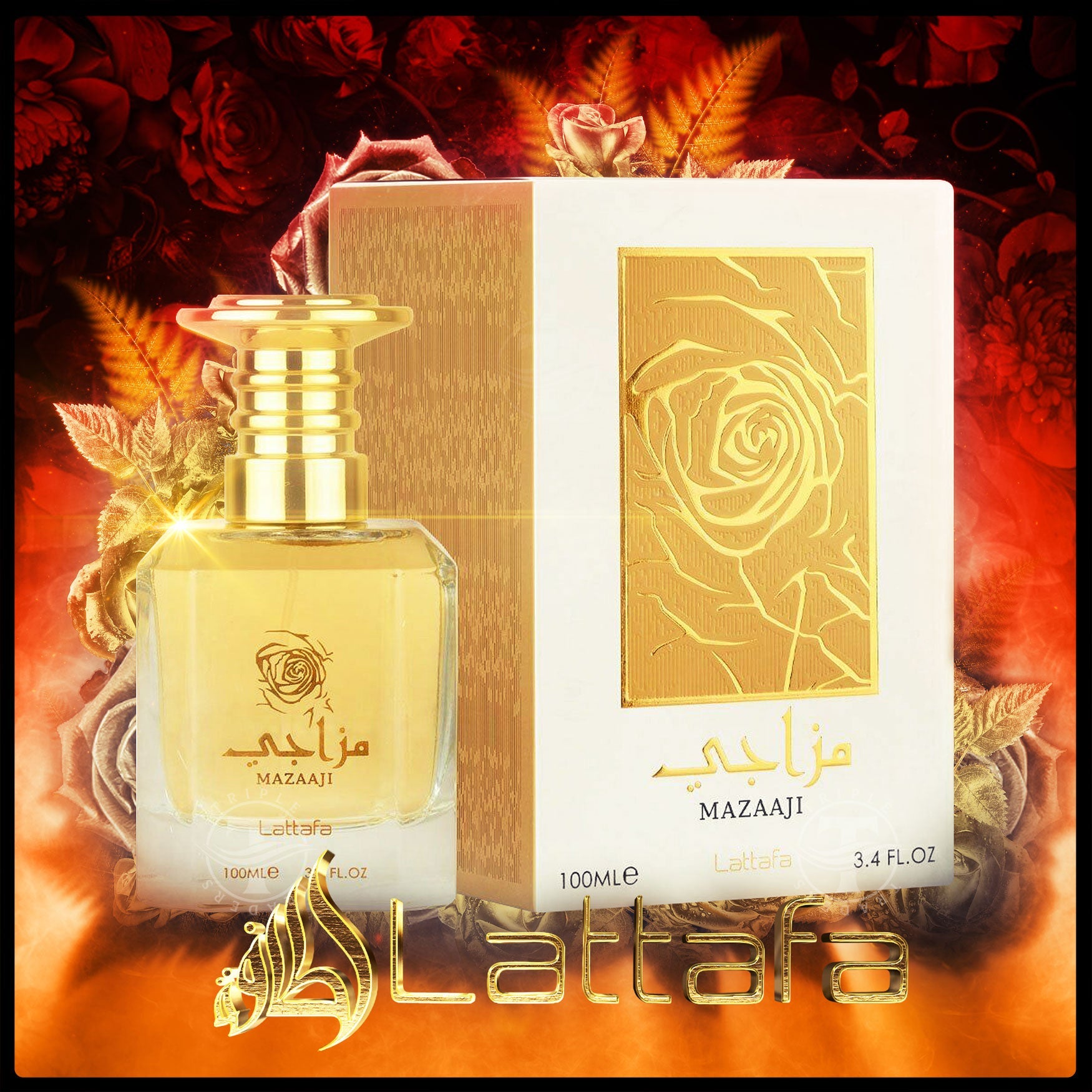 Mazaaji Eau De Parfum 100ml 3.4 FL OZ By Lattafa