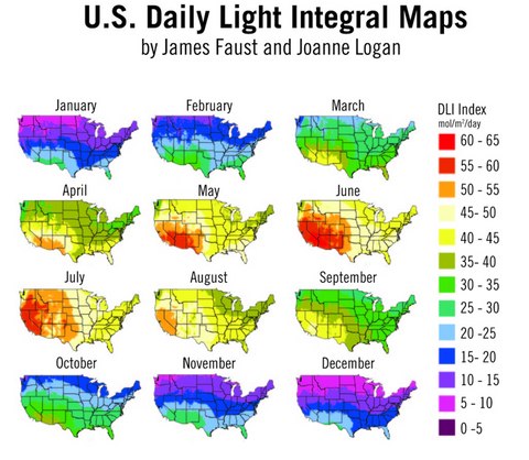 US DLI map