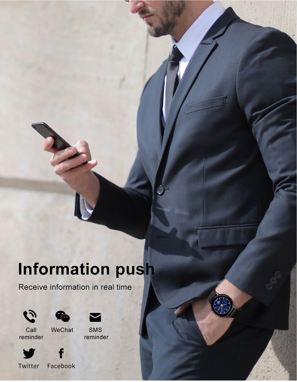 message push smart watch 2020 new model