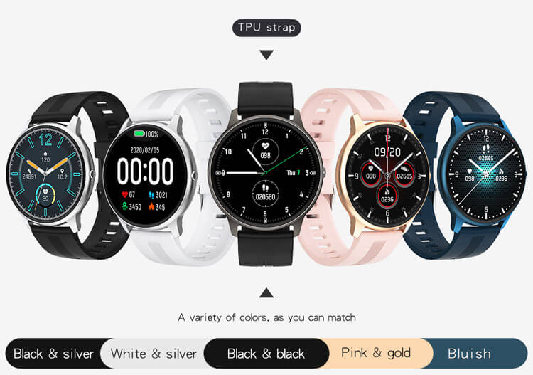 Active Pro Smart Watch color options