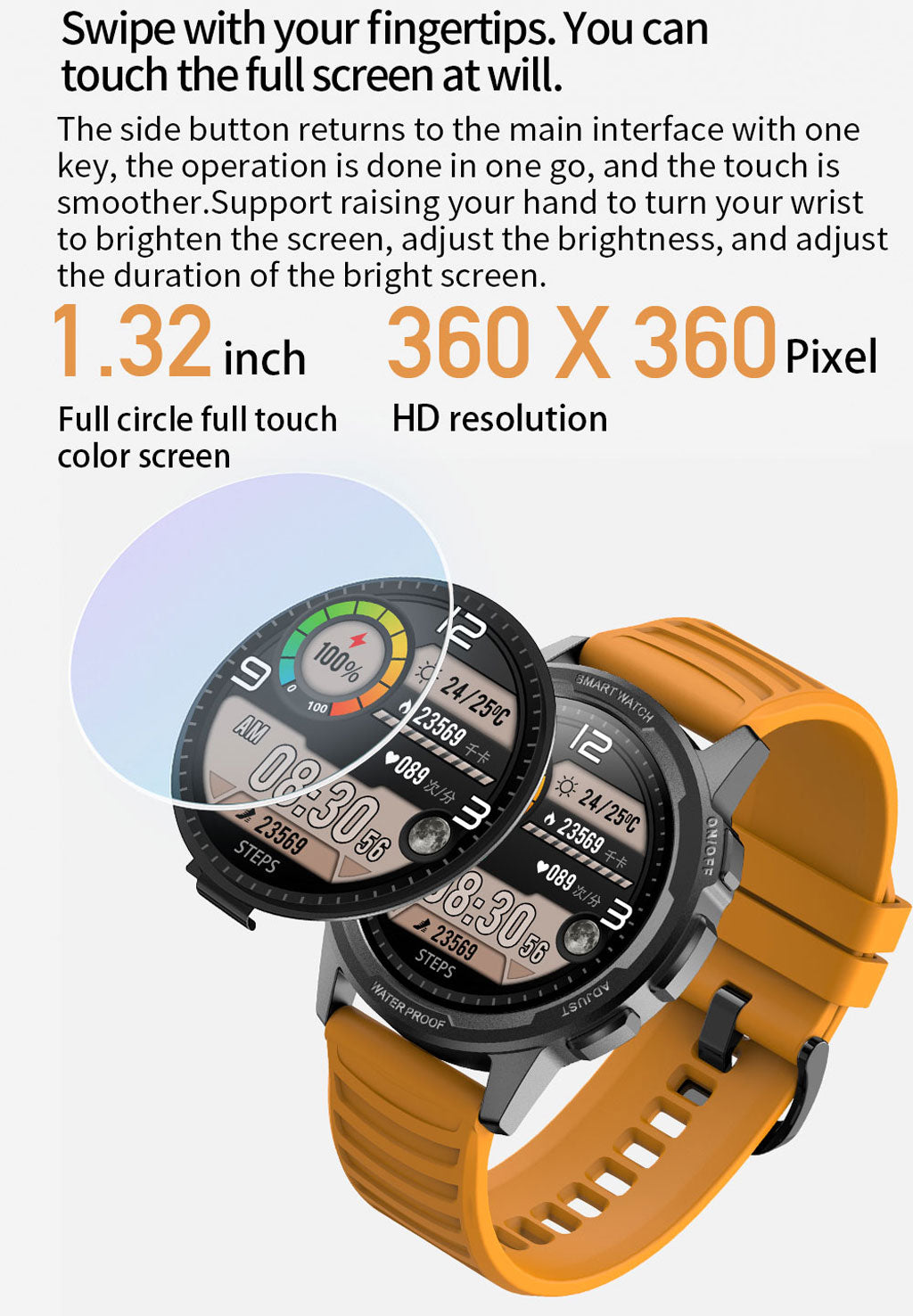 Viedefit-Rock-1-Smart-Watch-1.32-big-screen