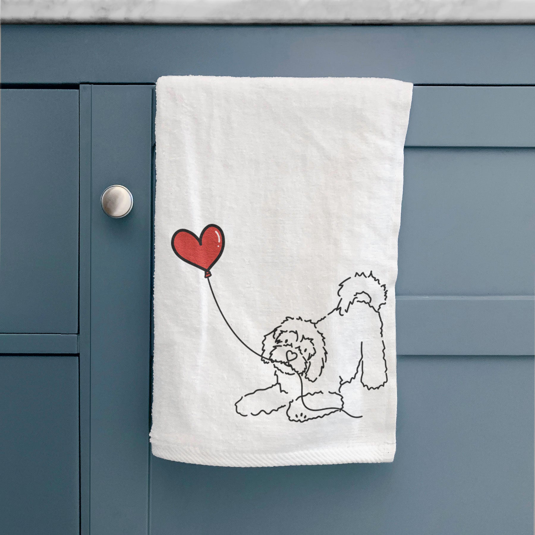 Cavachon Heart String -  Hand Towel