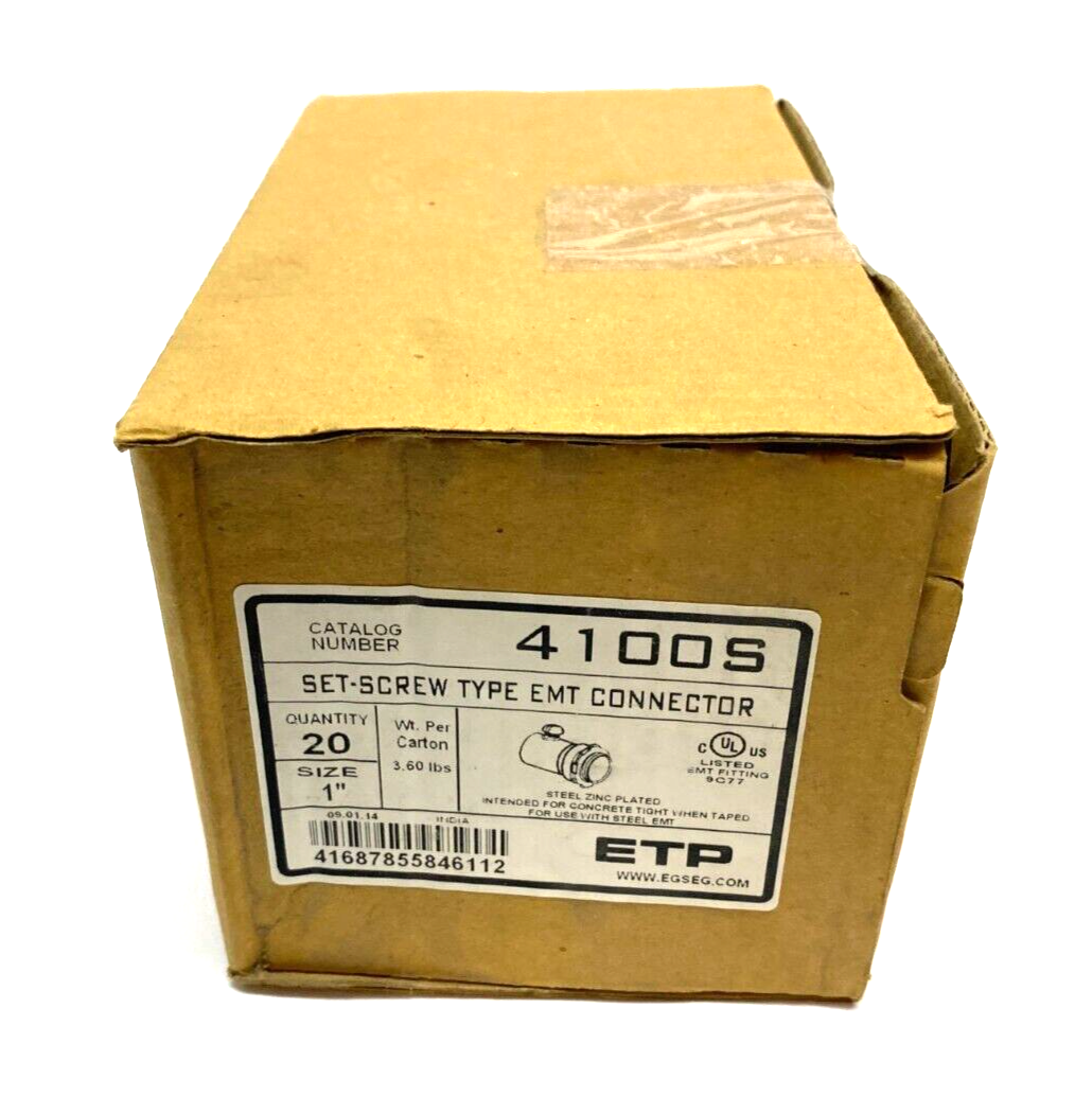 ETP 4100S Set-Screw Type EMT Connector 1