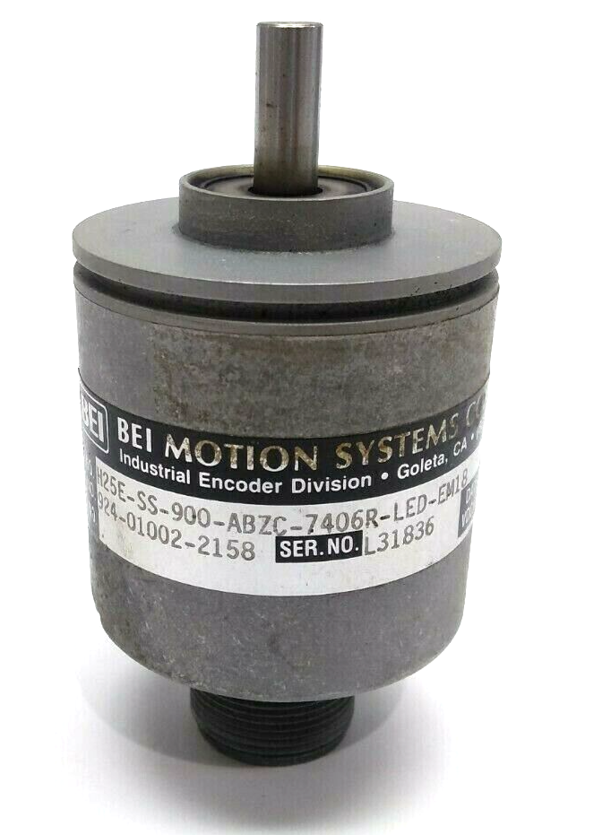 BEI Motion Systems H25E-SS-900-ABZC-7406R-LED-EM18 924-01002-2158 Rotary Encoder