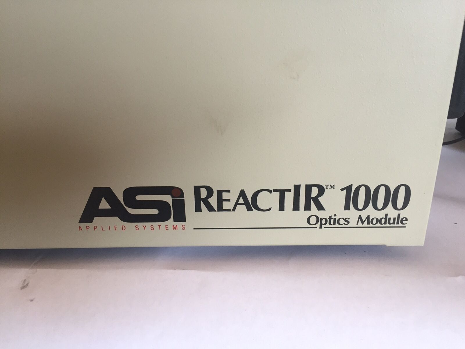 ASI ReactIR 1000 Optics Module 001-1002 w/ SICOMP Laser Probe Applied Systems