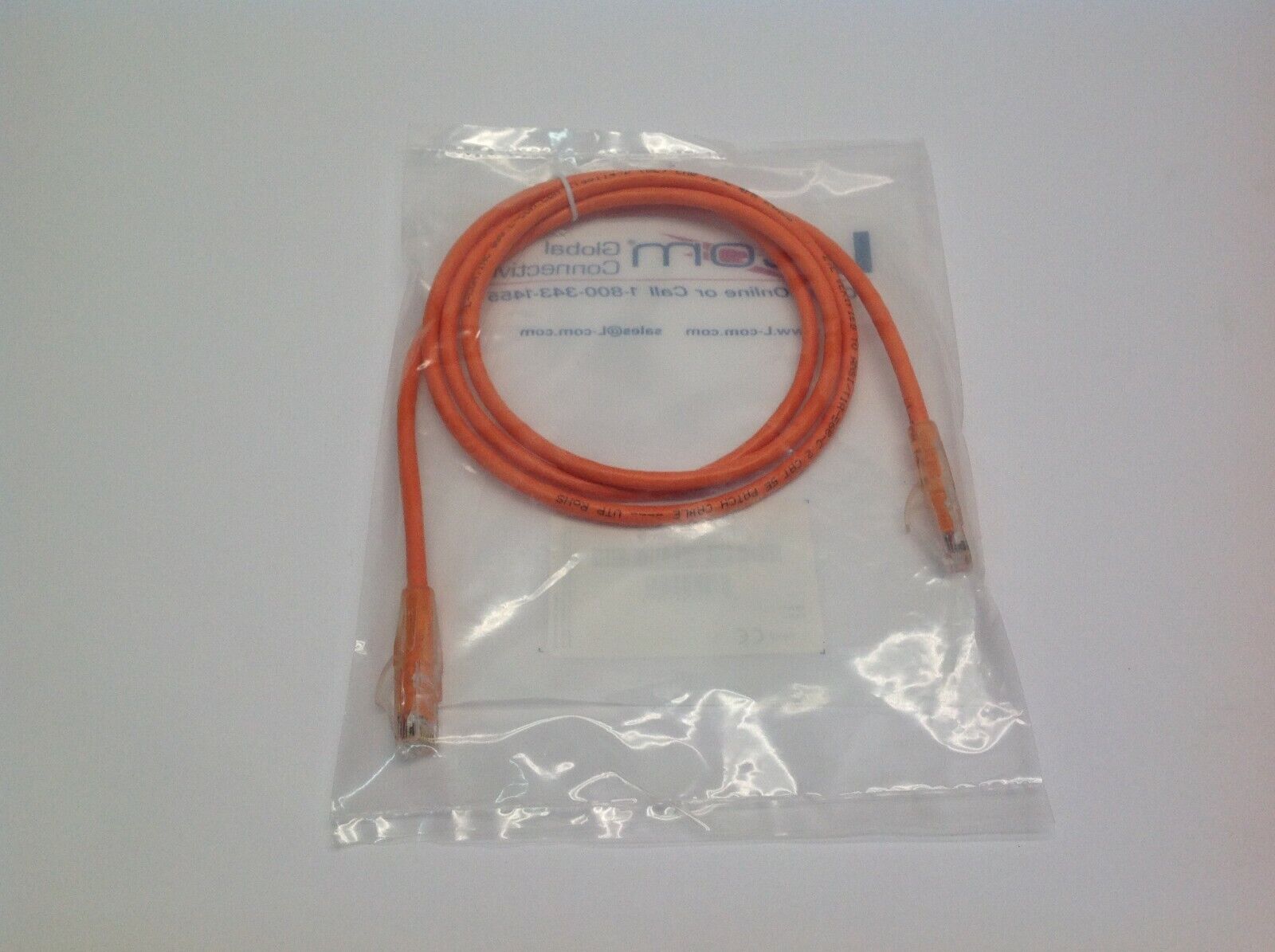 L-COM TRD815OR-5 Premium Category 5E Patch Cable