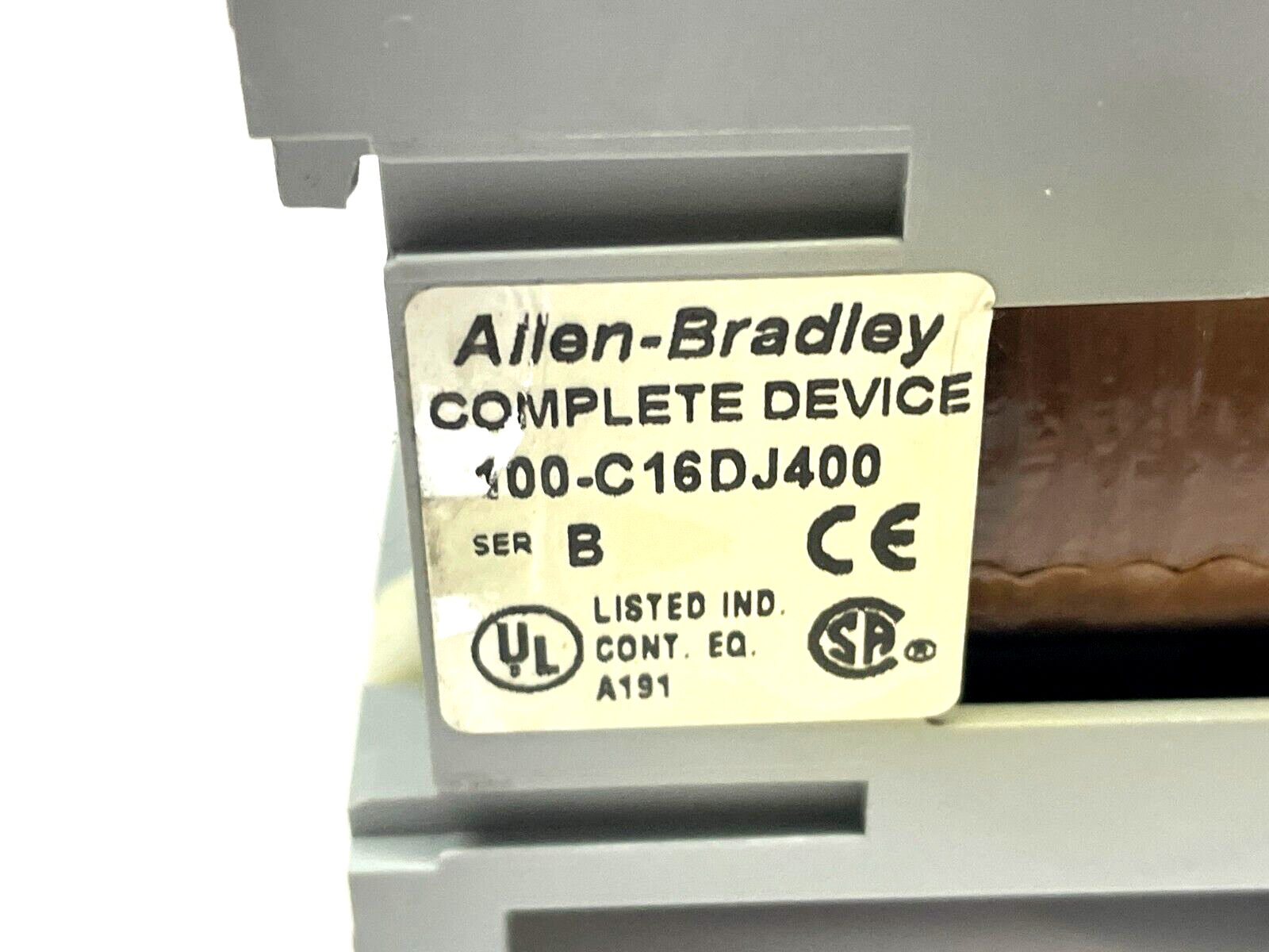 Allen Bradley 100-C16DJ400 Ser. B General Purpose Contactor