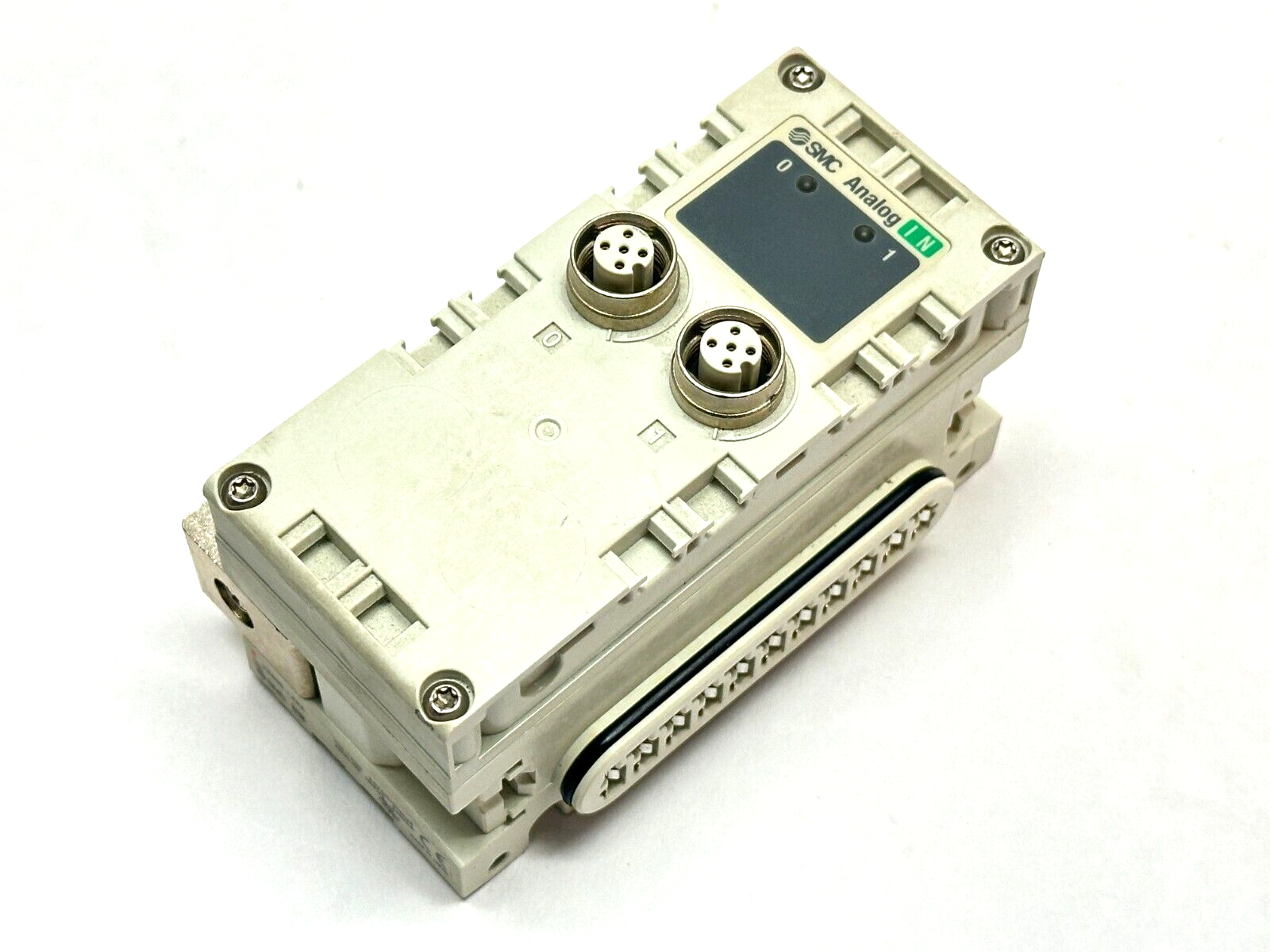 SMC EX600-AXA 2-Channel Analog Input Serial Interface Unit 2x Female M12 5-Pin