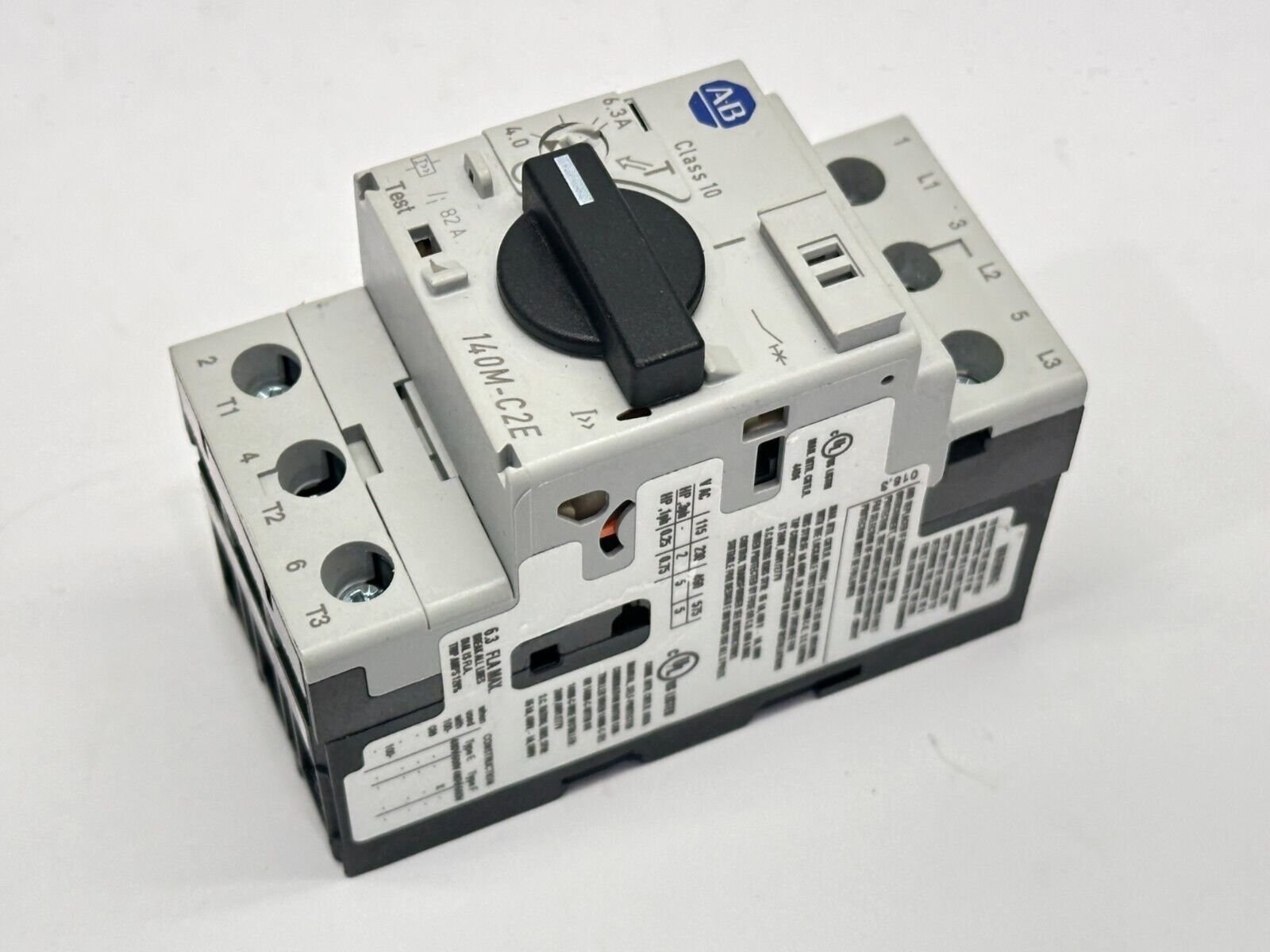 Allen Bradley 140M-C2E-B63 Ser C Circuit Breaker 4-6.3A 690V