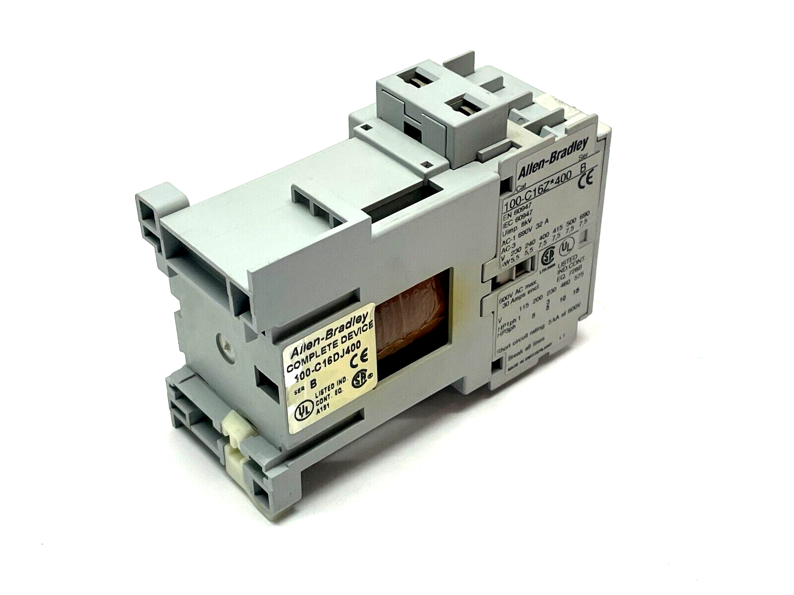 Allen Bradley 100-C16DJ400 Ser. B General Purpose Contactor