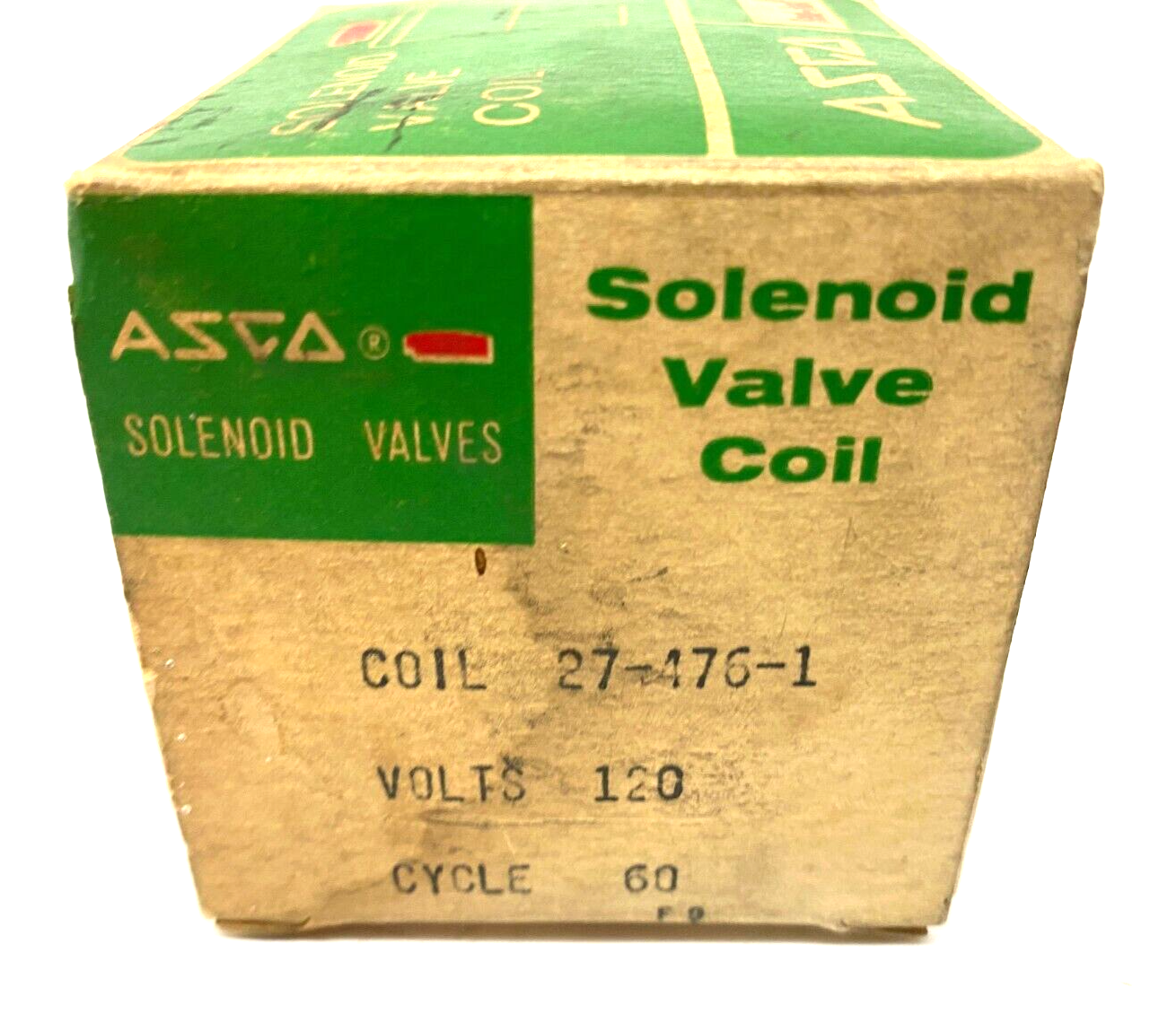 Asco 27-476-1 Red Hat Solenoid Valve Replacement Coil 120V Cycle 60