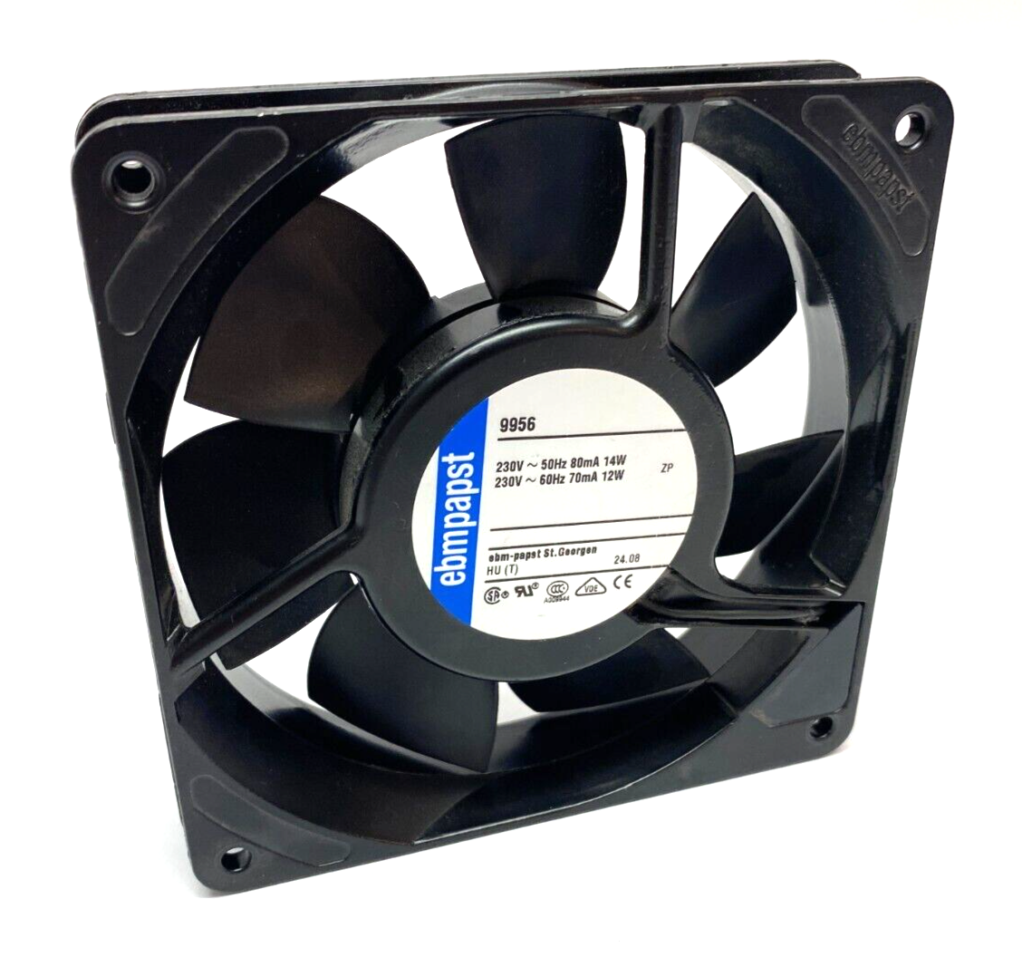 EBM Papst 9956 Axial Fan 119x119mm 230VAC 14/12W 50/60Hz