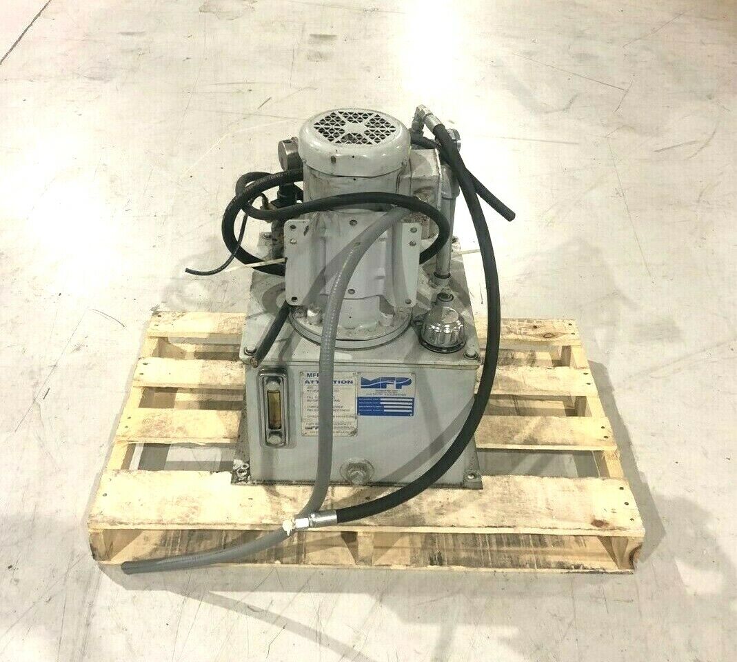 MFP 2GG1U08R-X4556 Hydraulic Pump, MFPU, 3 HP Baldor Motor, Gear Pump