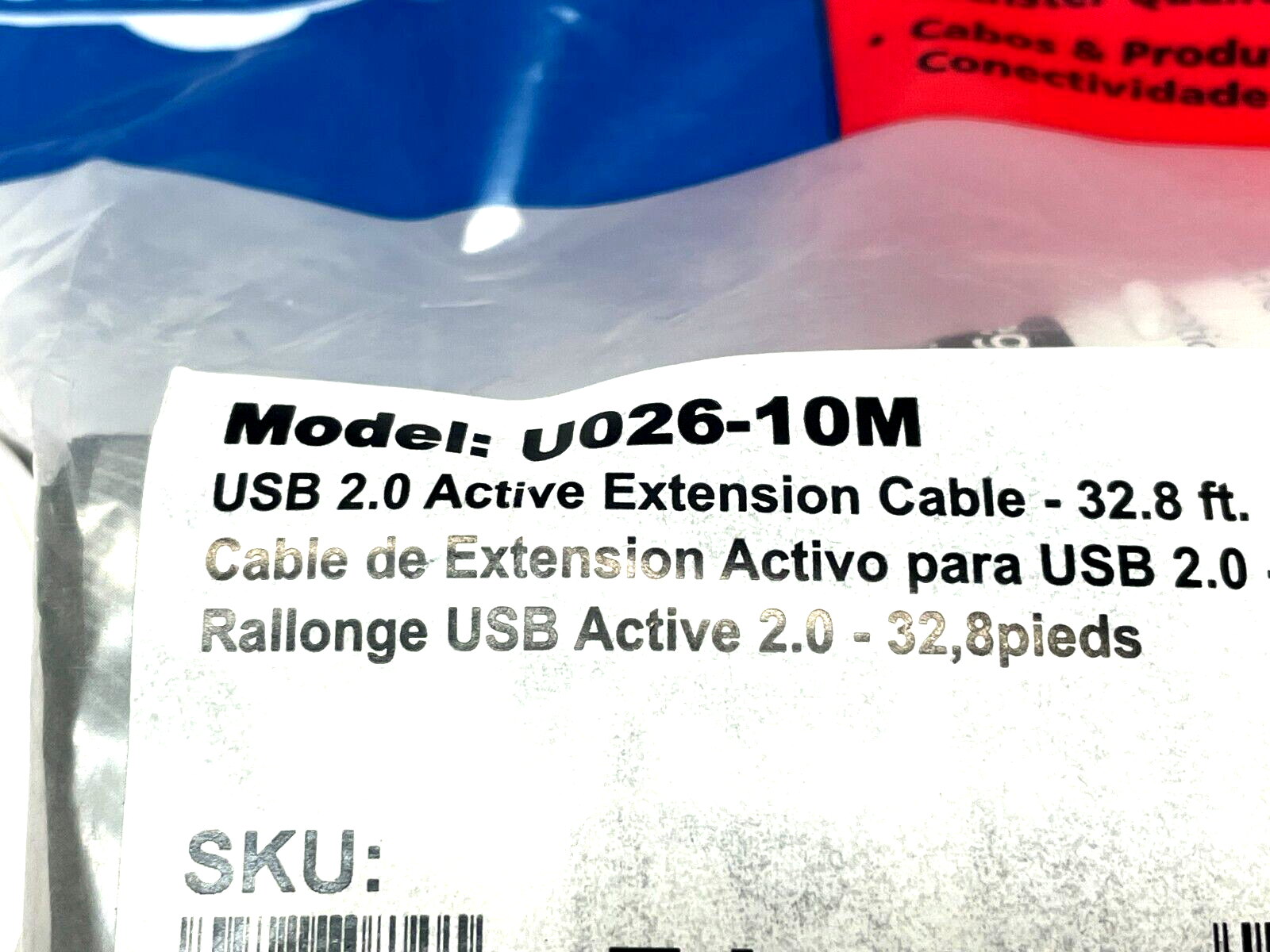 Tripp-Lite U026-10M USB 2.0 Cable A Female to A Male 10m