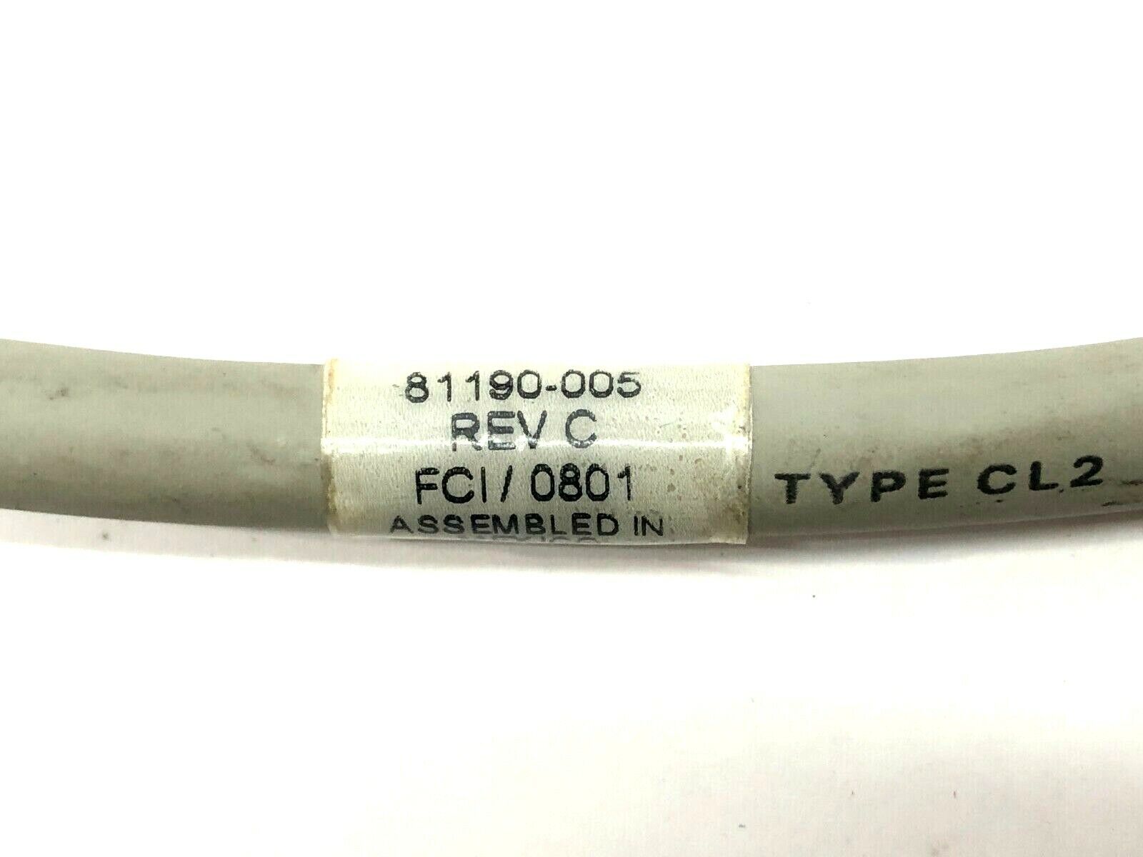 Berg Electronic 81190-005 Interface Cable REV C FCI/0801